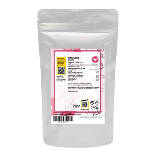Himbeerstücke (250 Gramm)
