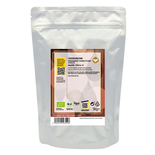 BIO Traubenkerne (1kg)