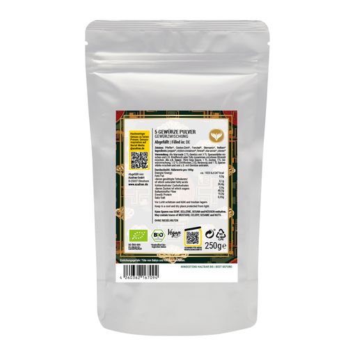 BIO 5 Gewürze Pulver (250g)