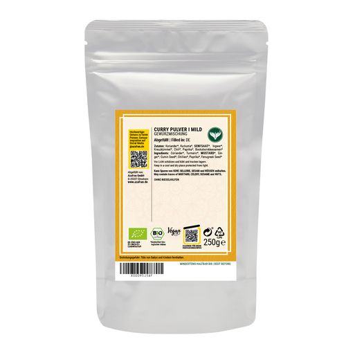 BIO Currypulver (mild) 250 Gramm
