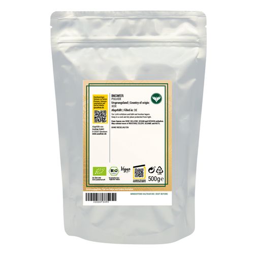 BIO-Ingwerpulver (500 Gramm)