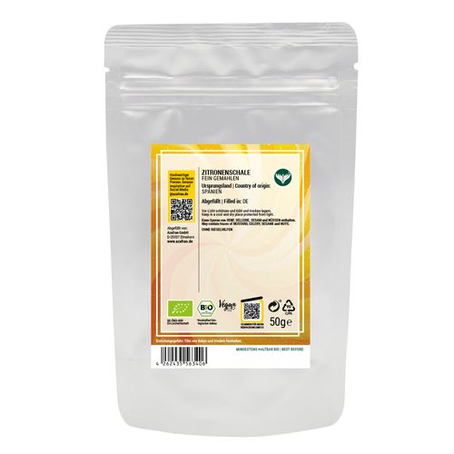 BIO Zitronenschale 50g