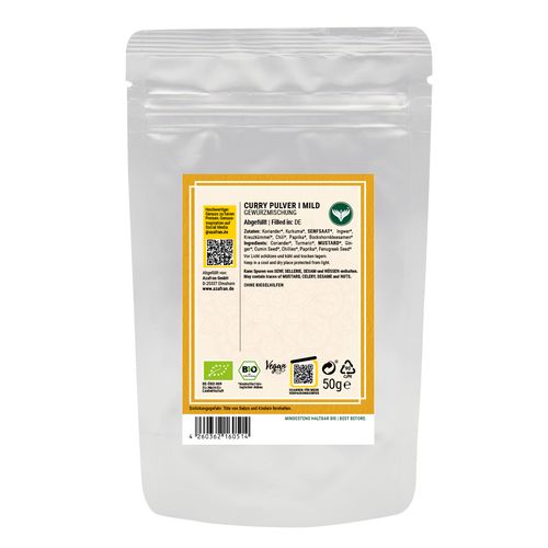 BIO Currypulver (mild) 50 Gramm