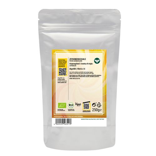 BIO Zitronenschale 250g