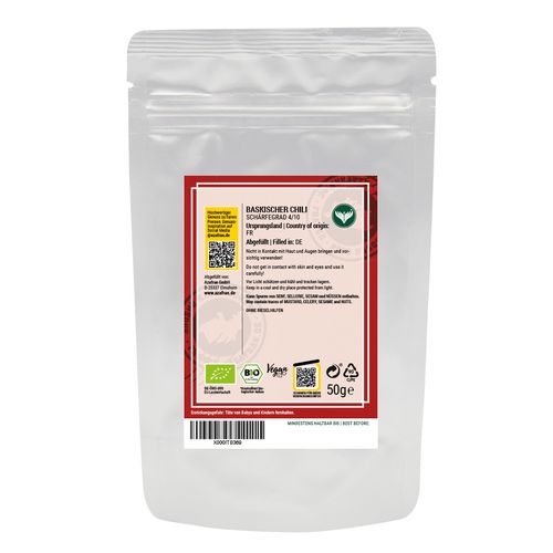 BIO-Baskischer Chili (50 Gramm)