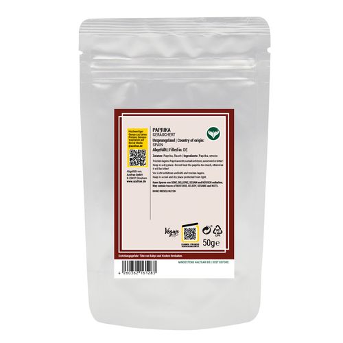 Paprika (geräuchert) 50 Gramm
