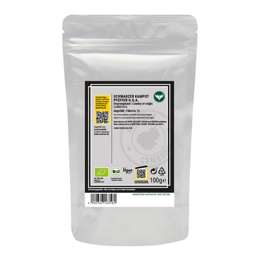 BIO Schwarzer Kampot (100g)