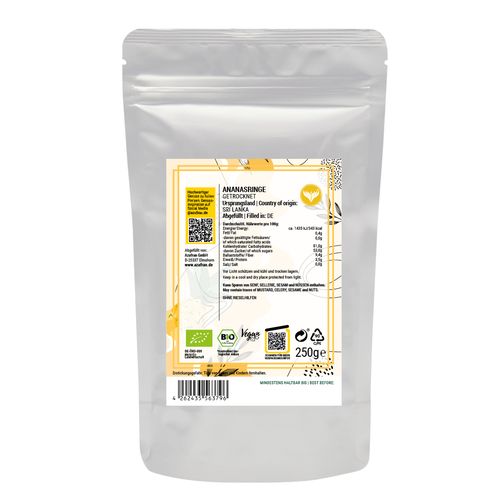BIO Ananasscheiben 250g
